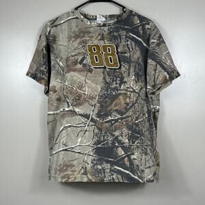 Vintage Nascar Dale Earnhardt 88 Camo T Shirt Size Large